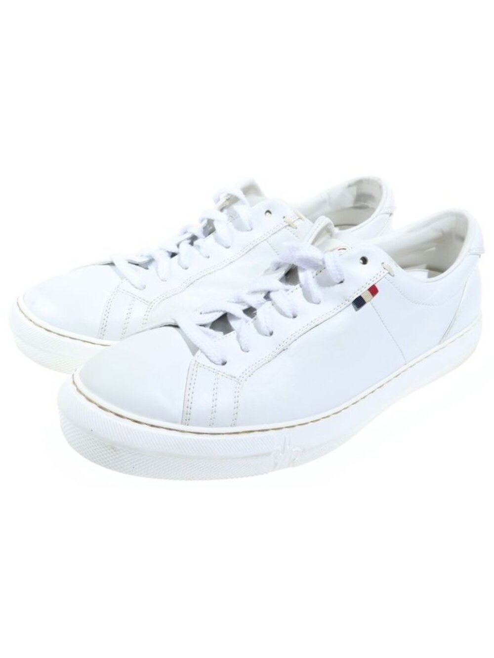 Moncler Monaco Tricolor Tag Low Cut Sneakers White - Picture 2 of 6